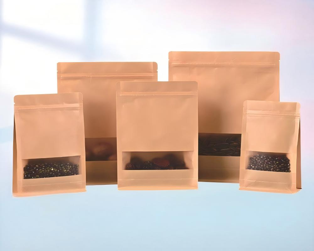 Kraft Stand‑up Pouch with Window